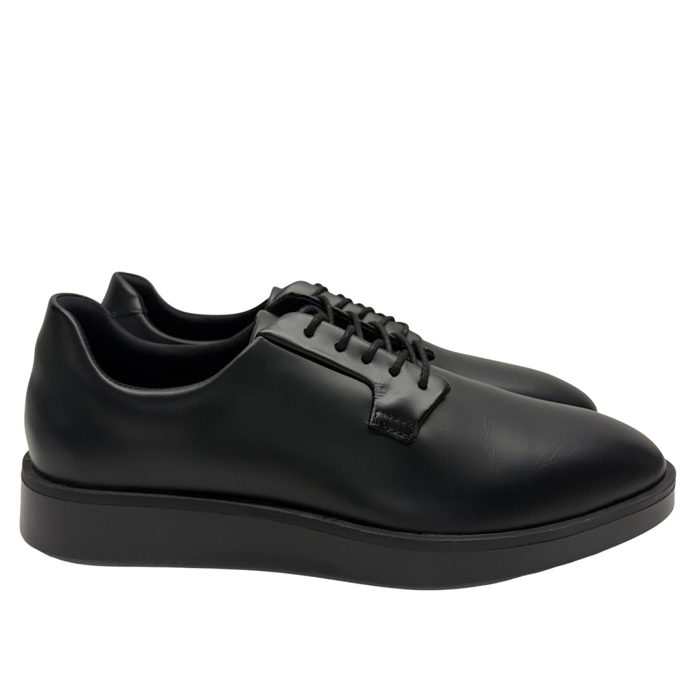 Wolf & Shepherd Closer Derby Mens 10 M Black Leather Oxford Dress Shoes